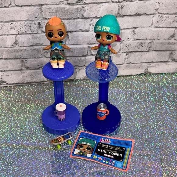 L.O.L. Surprise! LOL Surprise GLITCH & STITCH CLUBHOUSE Dolls Skateboard Hat - Picture 1 of 10